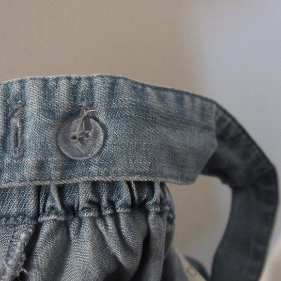 Chico's Off Shoulder Dress Women's Size 0 Blue Lace 3/4 Sleeves Adjustable Strap - Picture 4 of 7